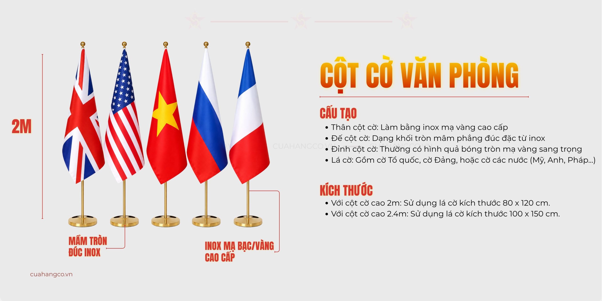 cot co van phong